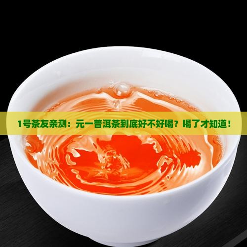 元一普洱茶好喝吗