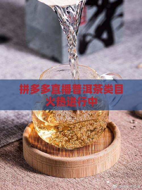 拼多多直播普洱茶类目