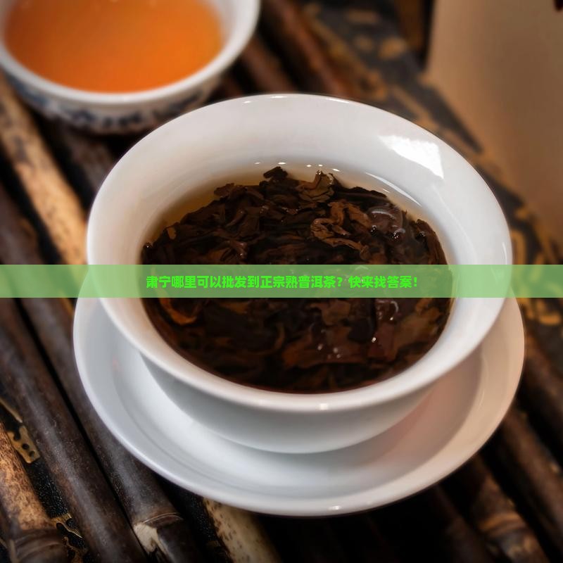 肃宁熟普洱茶批发