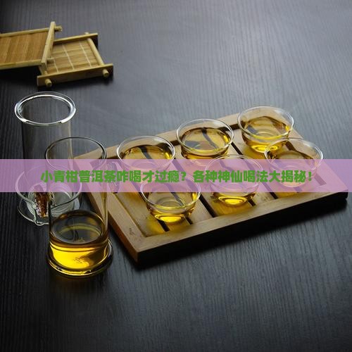 小青柑普洱茶各种喝法大全
