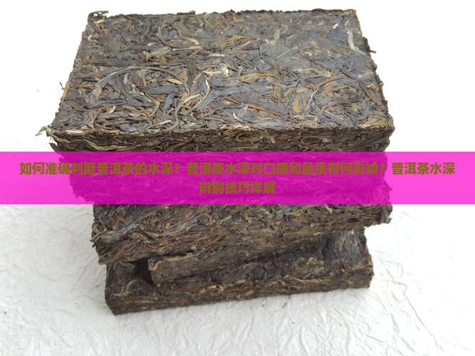 普洱茶怎么辨别水深