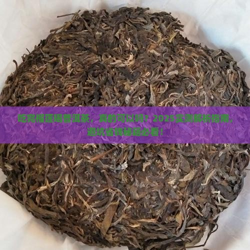 吃完榴莲可以喝普洱茶