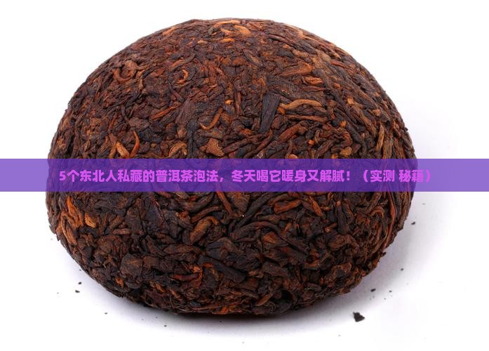 东北普洱茶的做法大全窍门