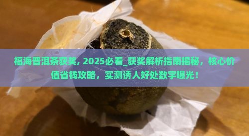福海普洱茶获奖
