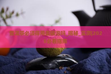 普洱茶必须得用盖碗泡吗