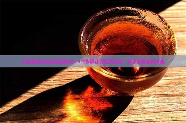 叶蓉普洱茶怎么冲泡