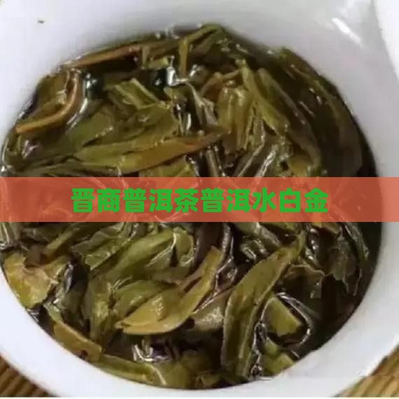 晋商水白金普洱茶