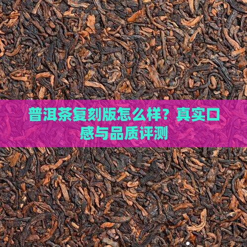 普洱茶复刻版怎么样