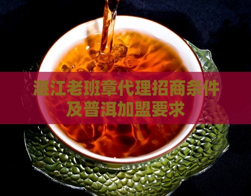 湛江老班章代理要什么条件