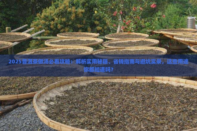 普洱茶可以做什么汤用的