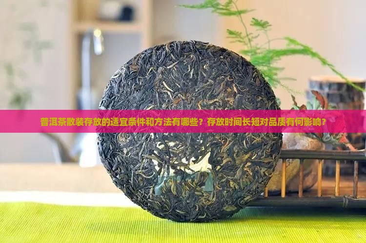 普洱茶散装可以存放吗现在