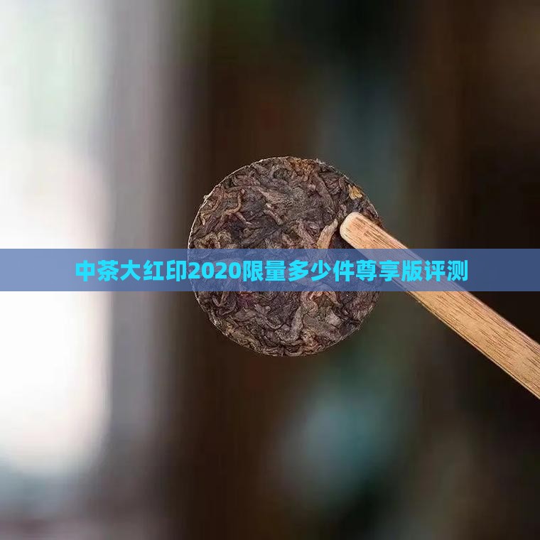 中茶大红印2020限量