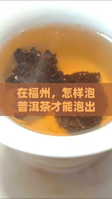 福州普洱茶怎么泡好喝