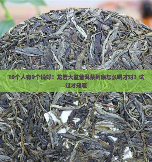龙岩大益普洱茶怎么样喝