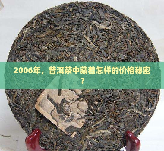 2006年普洱茶价格中茶