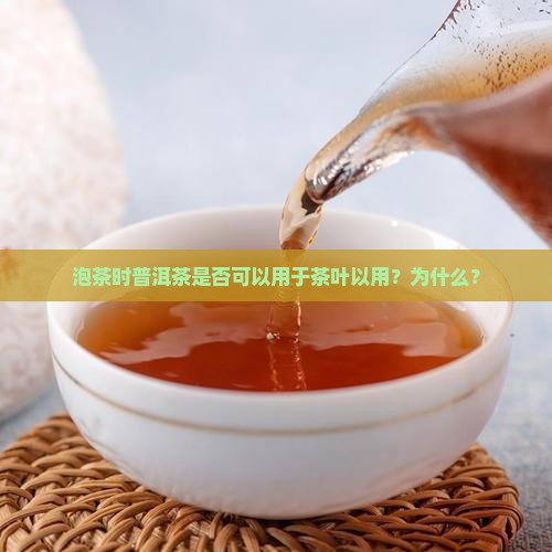 泡茶叶可以用普洱茶吗为什么