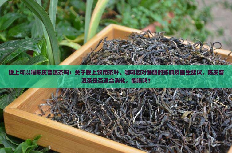 晚上可以喝陈皮普洱茶吗