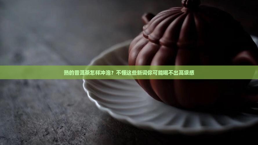 熟的普洱茶怎样冲泡