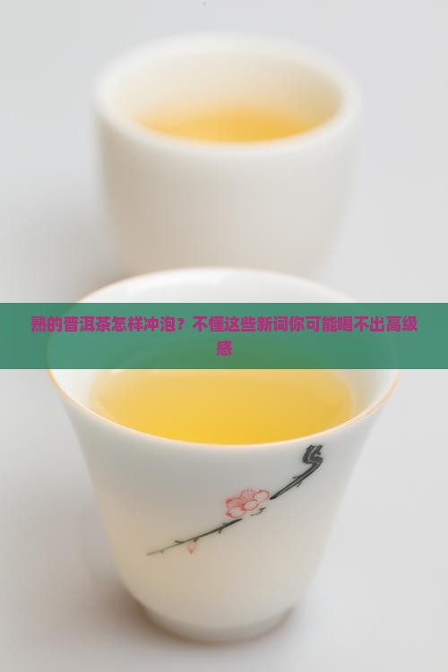 熟的普洱茶怎样冲泡