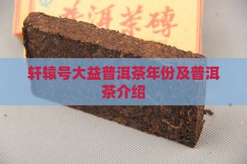 轩辕号大益茶什么年份 轩辕号大益茶什么年份
