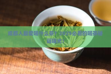 成都人喝什么茶最多