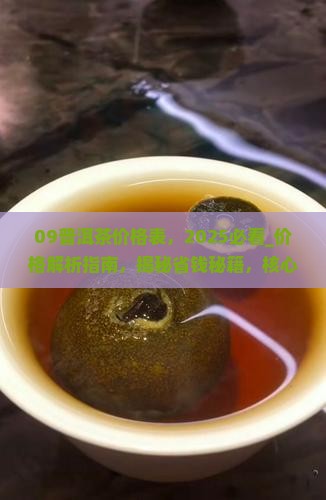 09普洱茶价格表