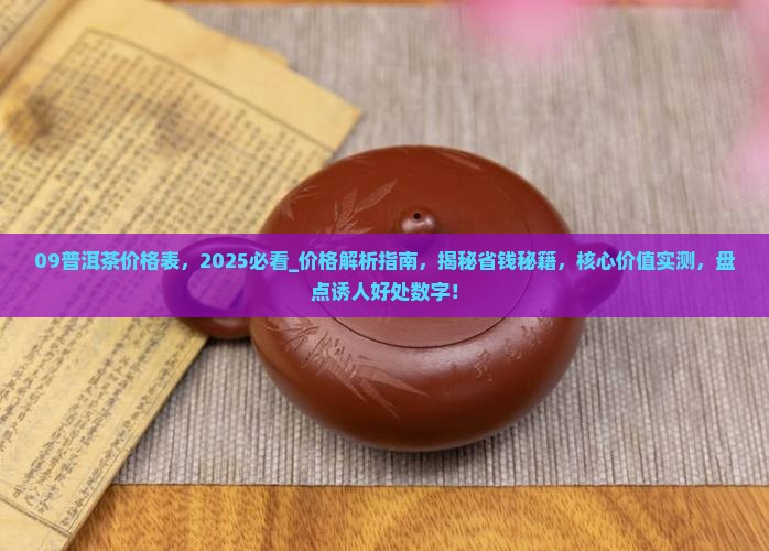 09普洱茶价格表