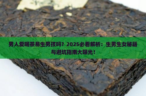 男人爱喝茶易生男孩吗