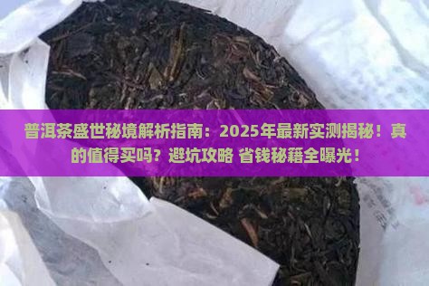 普洱茶盛世秘境怎么样啊