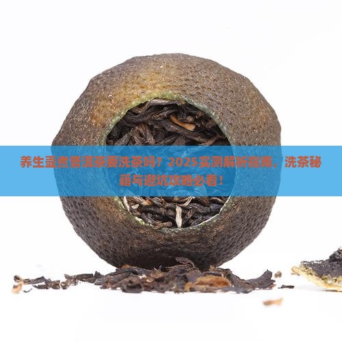 养生壶煮普洱茶要洗茶吗