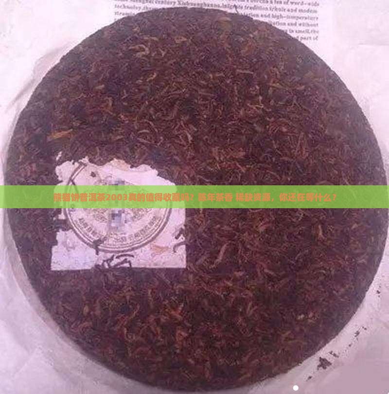 熊猫饼普洱茶2003