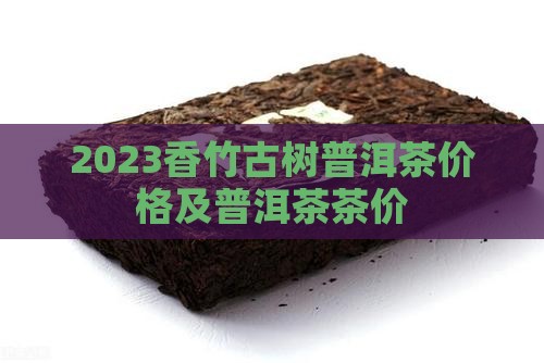 2023香竹林古树普洱茶价格