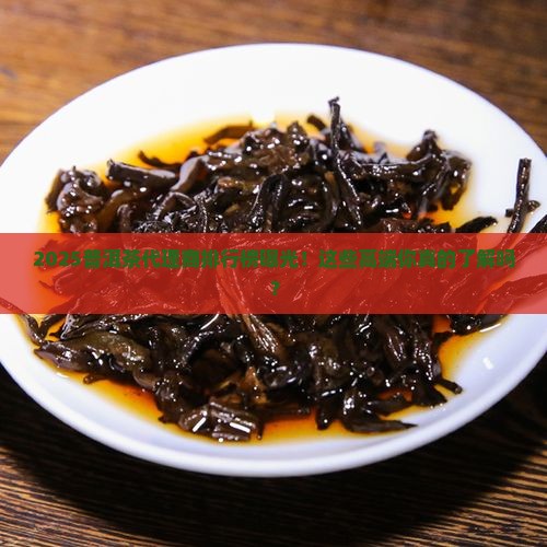 高端普洱茶品牌代理商排名