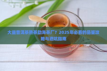 大益普洱茶熟茶勐海茶厂