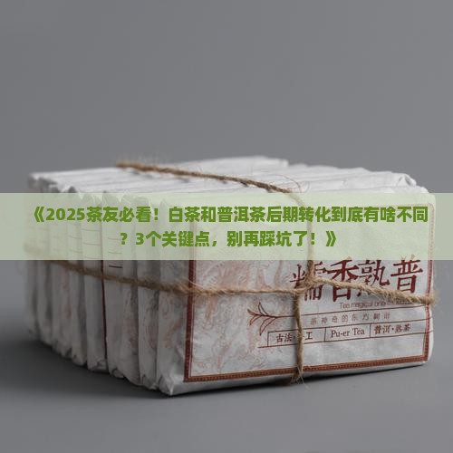 白茶和普洱茶的后期转化
