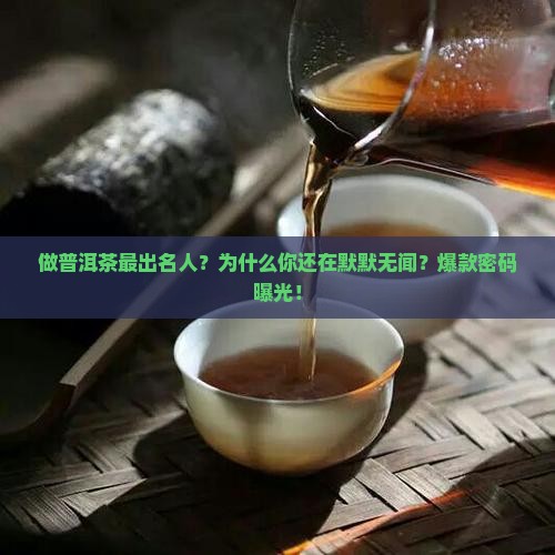 做普洱茶最出名人