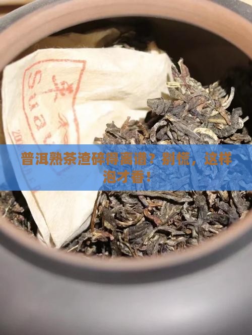普洱茶熟茶茶渣好碎吗怎么泡