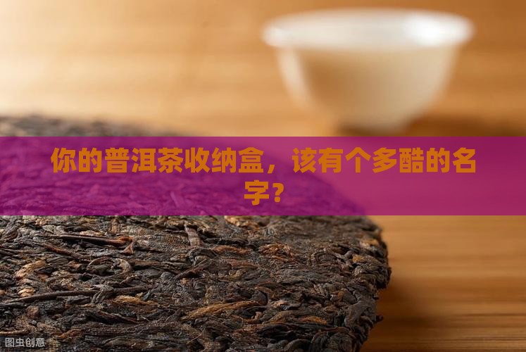 普洱茶收纳盒店铺名字大全