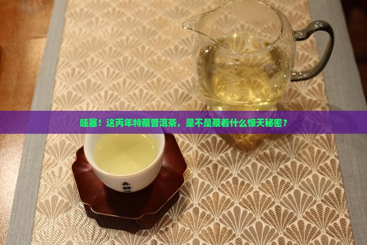 普洱茶里程碑丙年特藏