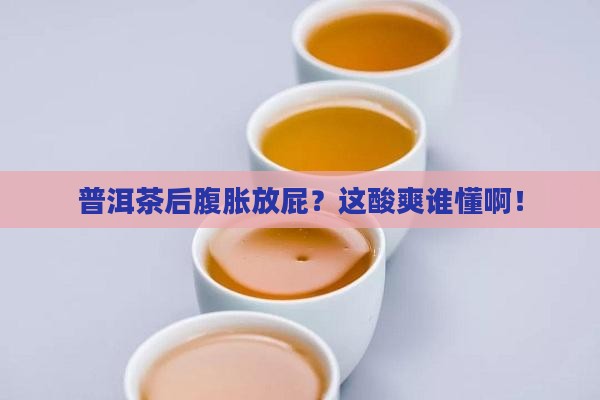 喝完普洱茶胀肚子放屁