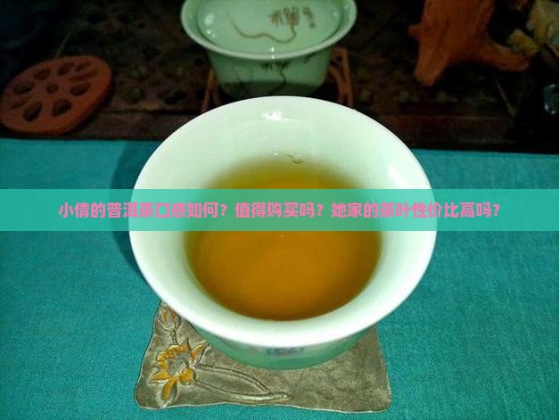 小倩的普洱茶怎么样啊