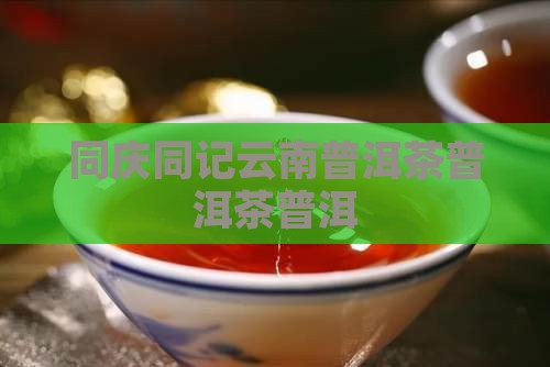 同记云南普洱茶