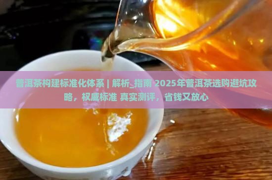 普洱茶构建标准化体系