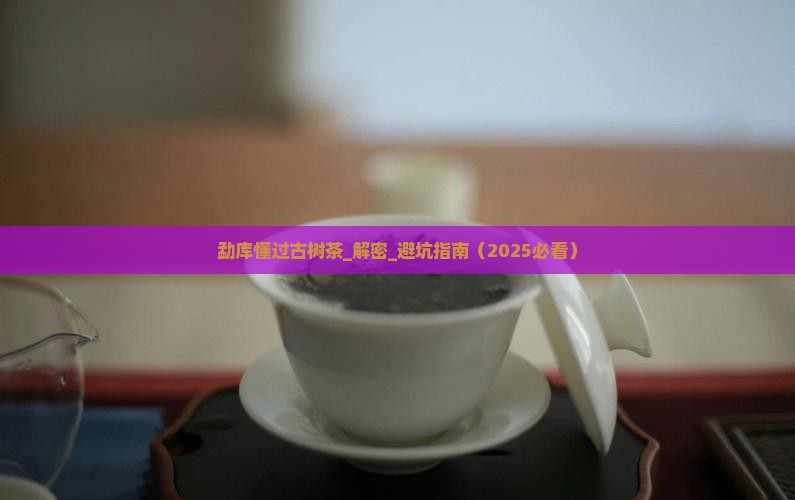 勐库懂过古树茶