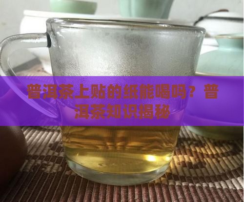 普洱茶上贴的纸能冲泡吗