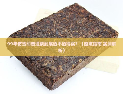 99年仿雪印普洱茶