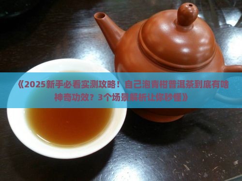 自己泡青柑普洱茶功效和作用