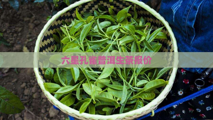 六星孔雀普洱生茶报价