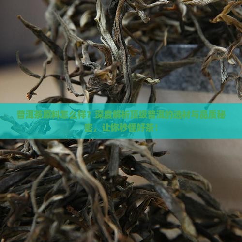 普洱茶原料怎么样