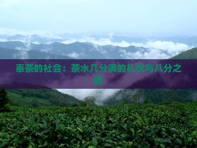 奉茶的茶水应几分满